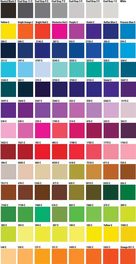 pantone colors